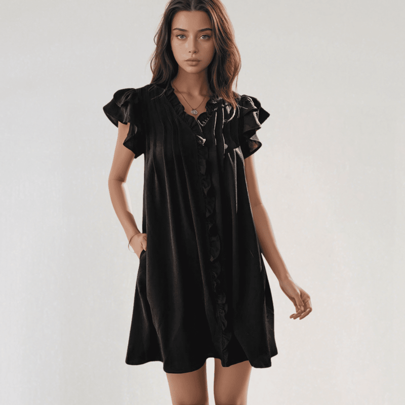 Isla Ruffle Mini Dress