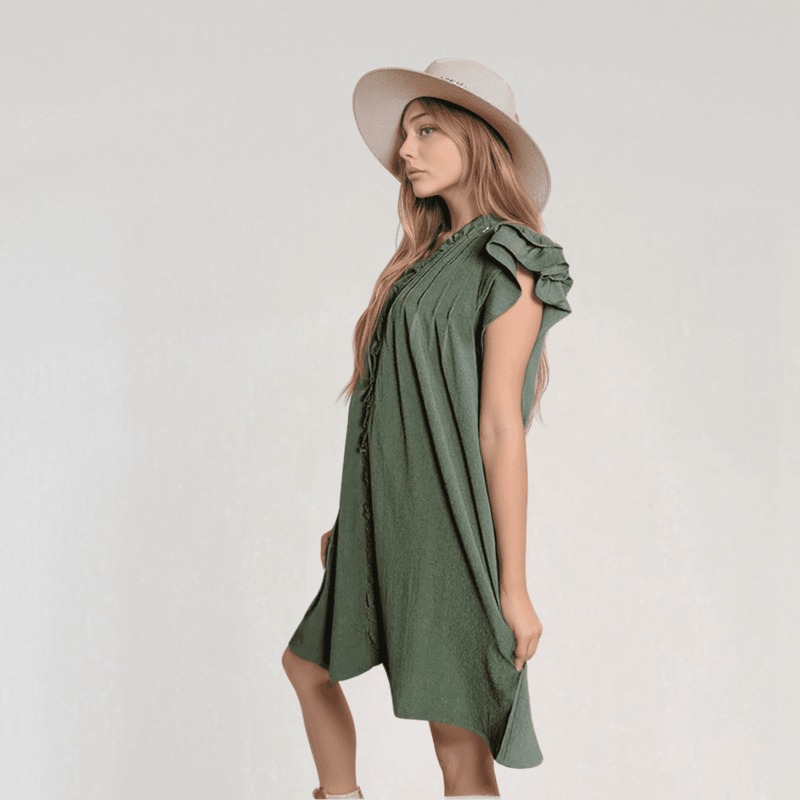 Isla Ruffle Mini Dress