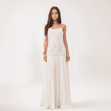 Amara 3D Floral Chiffon Maxi Dress